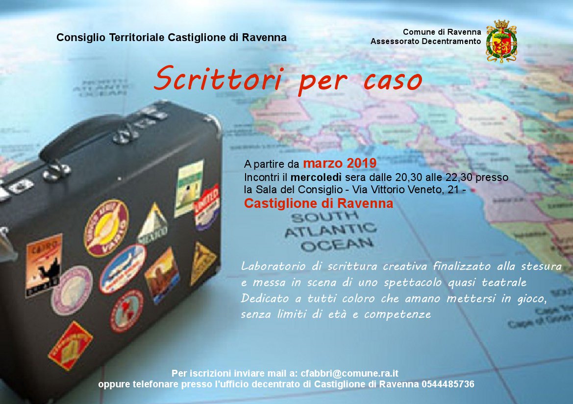 SCRITTORI PER CASO - Laboratorio di Scrittura creativa.